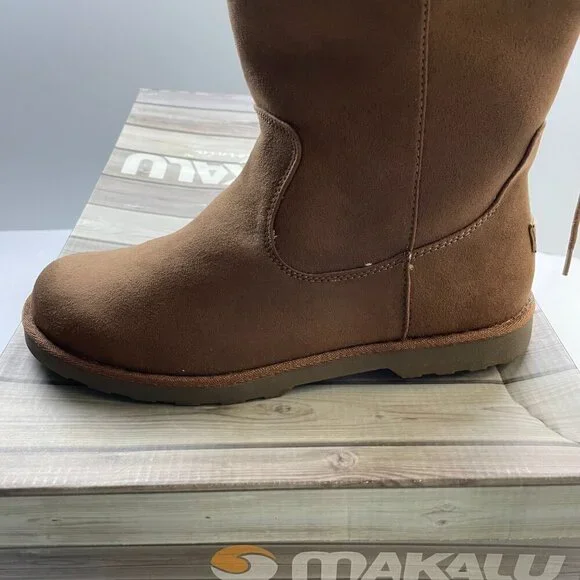 Makalu Brown Suede Boots Size 10 - Picture 12 of 12